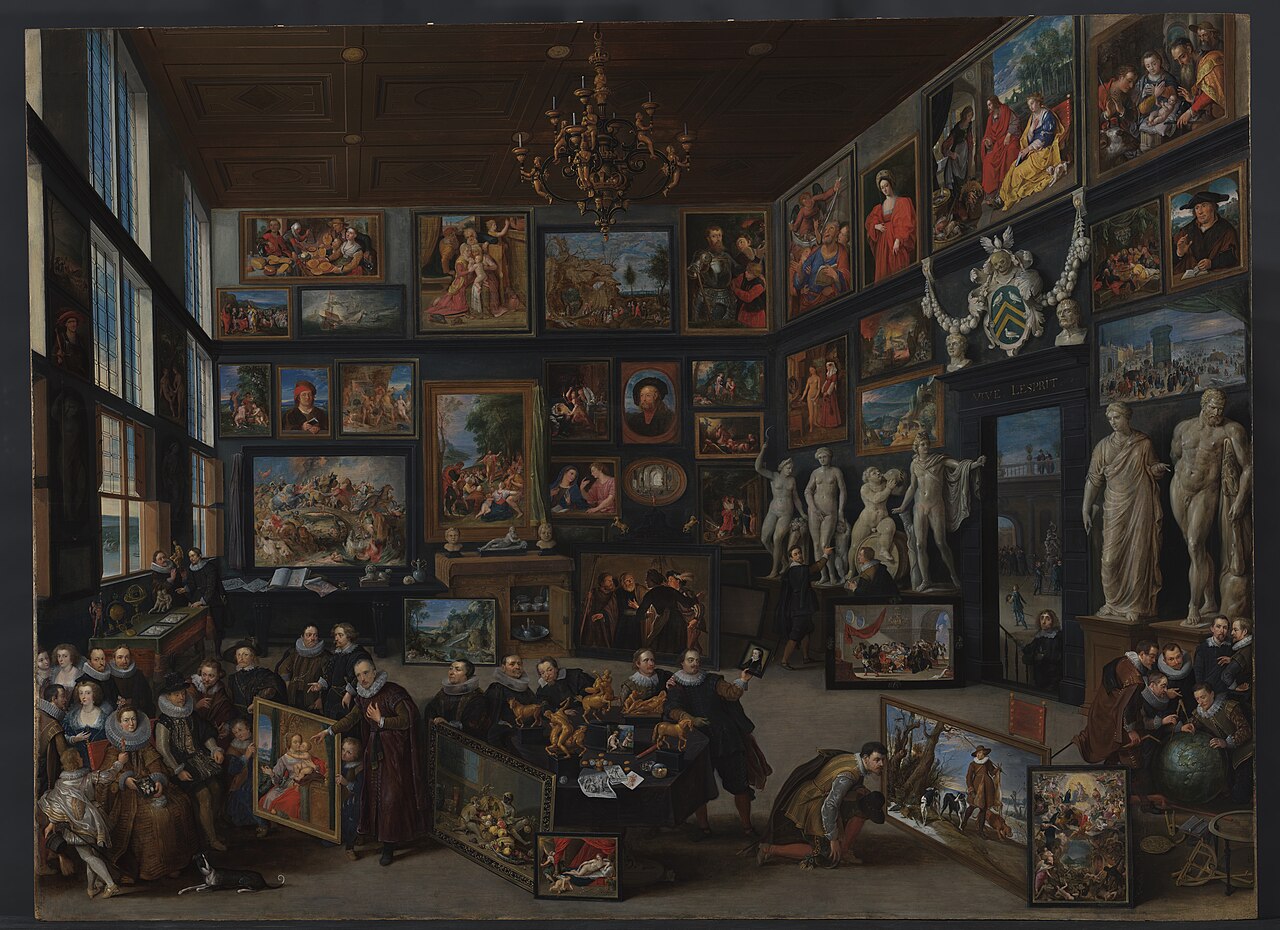 Cabinet de collectionneur peint par Willem van Haecht